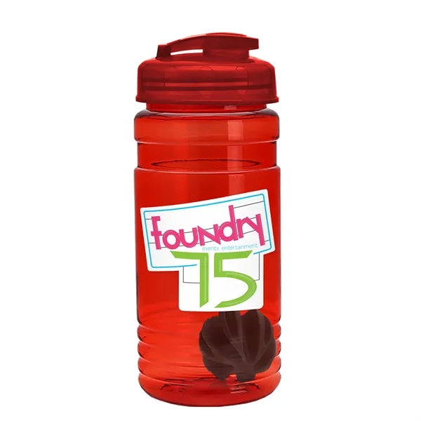20 oz / 600ml Transparent Shaker Bottle with Mixing Ball and... from ASI 40480 Koozie Group