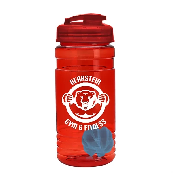 20 oz / 600ml Transparent Shaker Bottle with Mixing Ball and... from ASI 40480 Koozie Group