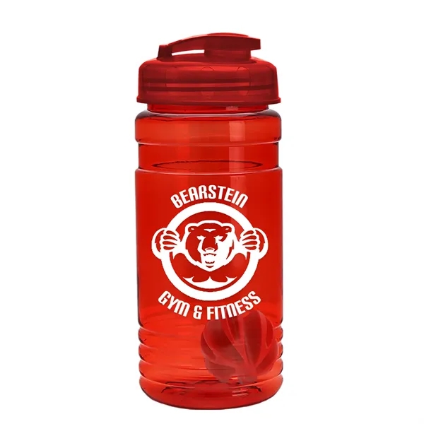 20 oz / 600ml Transparent Shaker Bottle with Mixing Ball and... from ASI 40480 Koozie Group