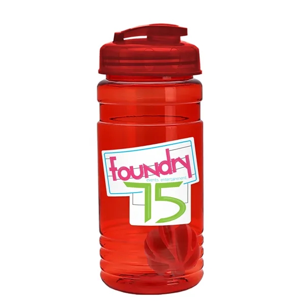 20 oz / 600ml Transparent Shaker Bottle with Mixing Ball and... from ASI 40480 Koozie Group