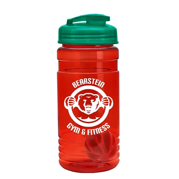 20 oz / 600ml Transparent Shaker Bottle with Mixing Ball and... from ASI 40480 Koozie Group