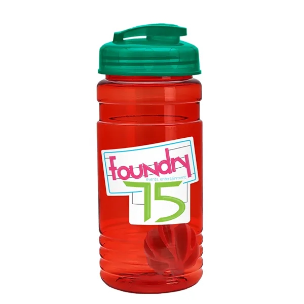 20 oz / 600ml Transparent Shaker Bottle with Mixing Ball and... from ASI 40480 Koozie Group