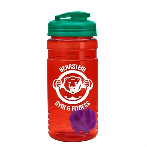 20 oz / 600ml Transparent Shaker Bottle with Mixing Ball and... from ASI 40480 Koozie Group