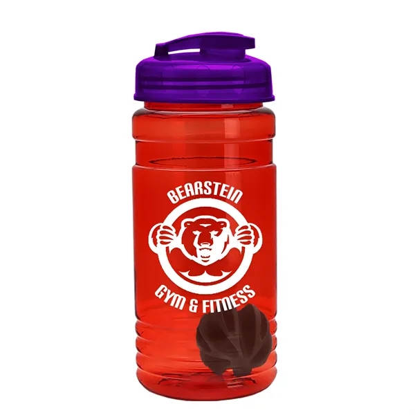 20 oz / 600ml Transparent Shaker Bottle with Mixing Ball and... from ASI 40480 Koozie Group