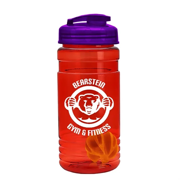 20 oz / 600ml Transparent Shaker Bottle with Mixing Ball and... from ASI 40480 Koozie Group