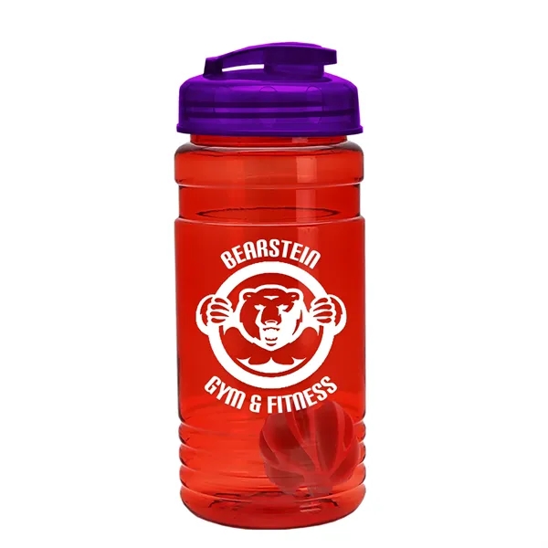 20 oz / 600ml Transparent Shaker Bottle with Mixing Ball and... from ASI 40480 Koozie Group