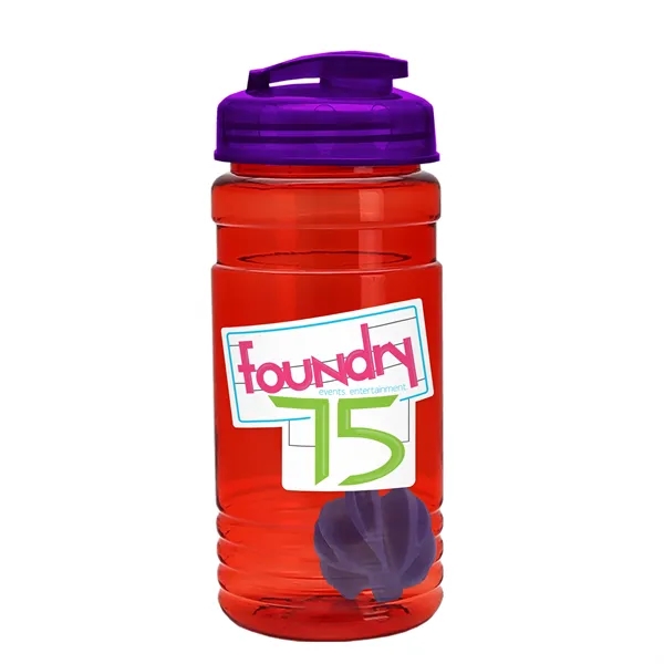 20 oz / 600ml Transparent Shaker Bottle with Mixing Ball and... from ASI 40480 Koozie Group