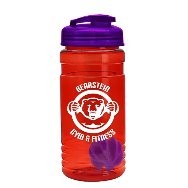 20 oz / 600ml Transparent Shaker Bottle with Mixing Ball and... from ASI 40480 Koozie Group