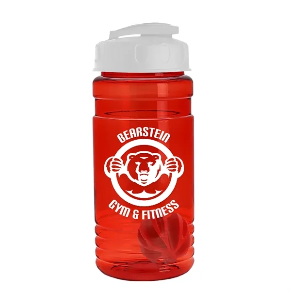 20 oz / 600ml Transparent Shaker Bottle with Mixing Ball and... from ASI 40480 Koozie Group
