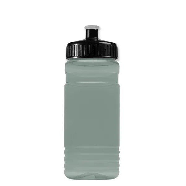 Transparent sports bottle, 20 oz. Straight-wall design with Push-Pull lid. Molded... from ASI 40480 Koozie Group