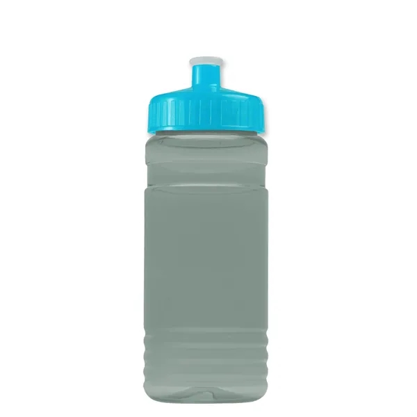 Transparent sports bottle, 20 oz. Straight-wall design with Push-Pull lid. Molded... from ASI 40480 Koozie Group
