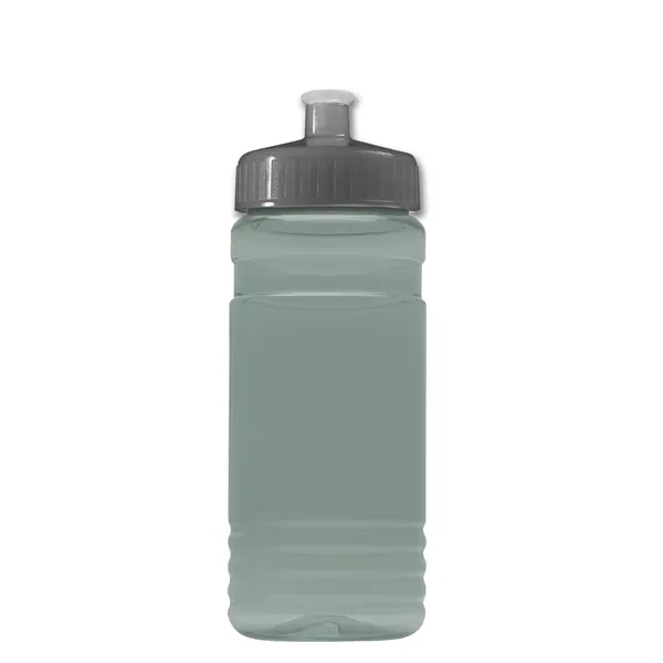 Transparent sports bottle, 20 oz. Straight-wall design with Push-Pull lid. Molded... from ASI 40480 Koozie Group