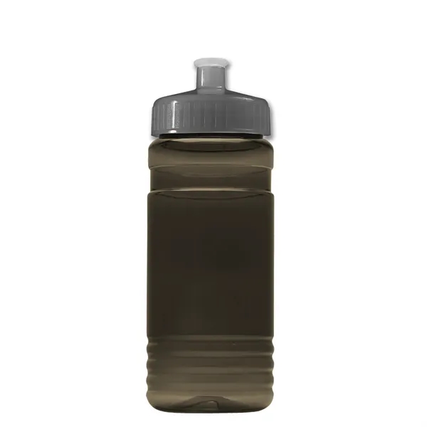 Transparent sports bottle, 20 oz. Straight-wall design with Push-Pull lid. Molded... from ASI 40480 Koozie Group