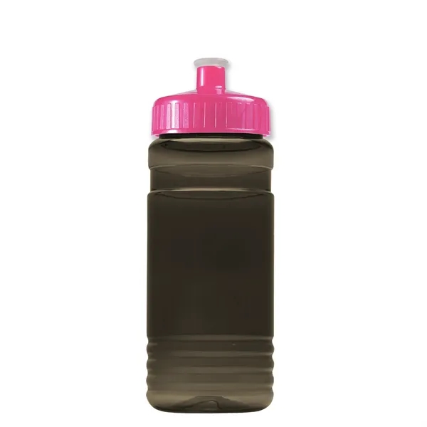 Transparent sports bottle, 20 oz. Straight-wall design with Push-Pull lid. Molded... from ASI 40480 Koozie Group