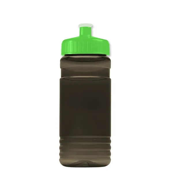 Transparent sports bottle, 20 oz. Straight-wall design with Push-Pull lid. Molded... from ASI 40480 Koozie Group