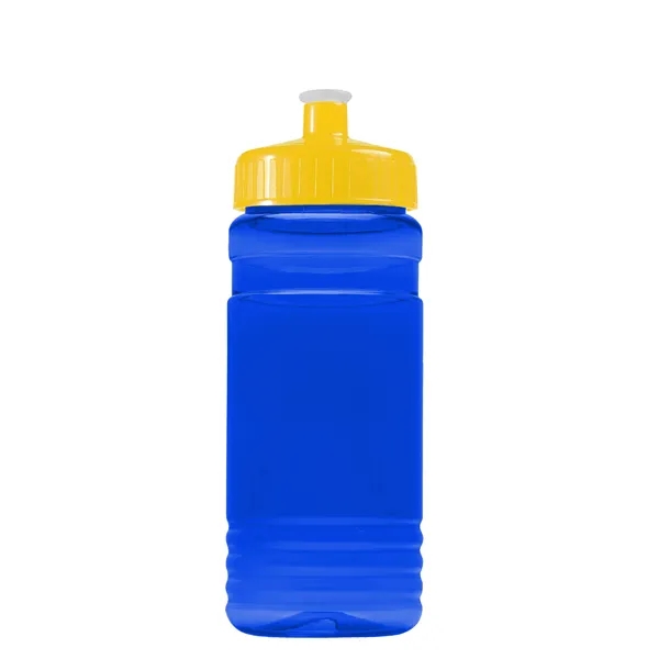 Transparent sports bottle, 20 oz. Straight-wall design with Push-Pull lid. Molded... from ASI 40480 Koozie Group