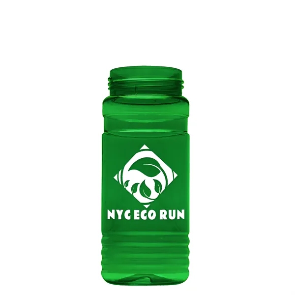Transparent sports bottle, 20 oz. Straight-wall design with Push-Pull lid. Molded... from ASI 40480 Koozie Group
