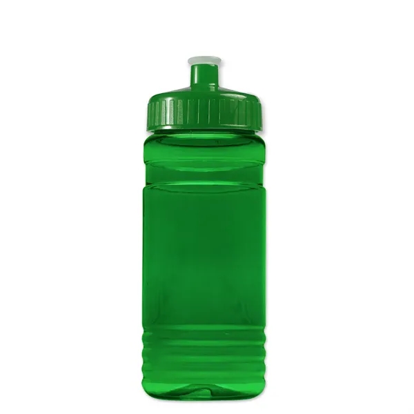 Transparent sports bottle, 20 oz. Straight-wall design with Push-Pull lid. Molded... from ASI 40480 Koozie Group