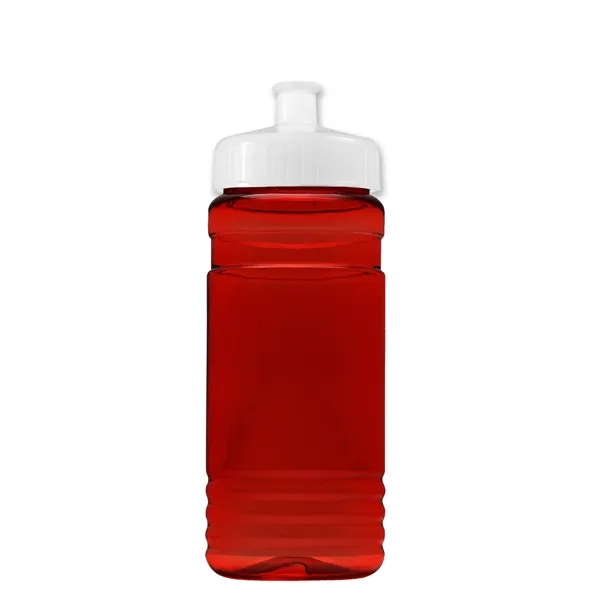 Transparent sports bottle, 20 oz. Straight-wall design with Push-Pull lid. Molded... from ASI 40480 Koozie Group