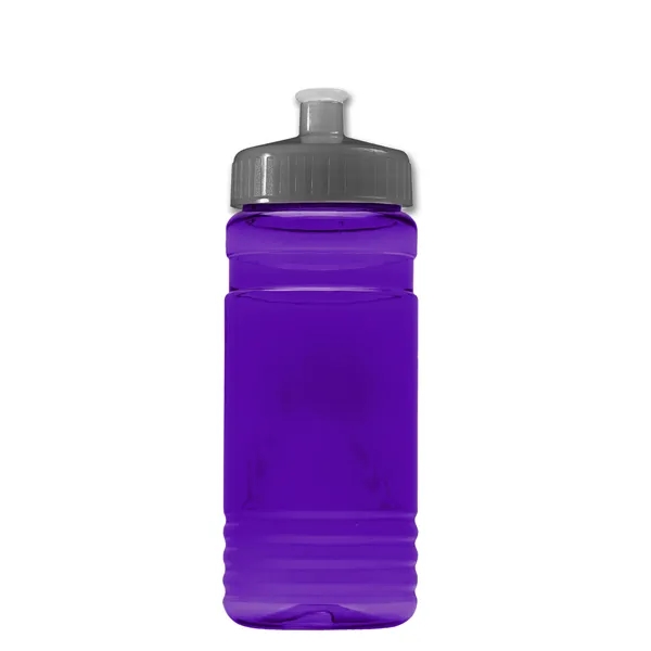 Transparent sports bottle, 20 oz. Straight-wall design with Push-Pull lid. Molded... from ASI 40480 Koozie Group