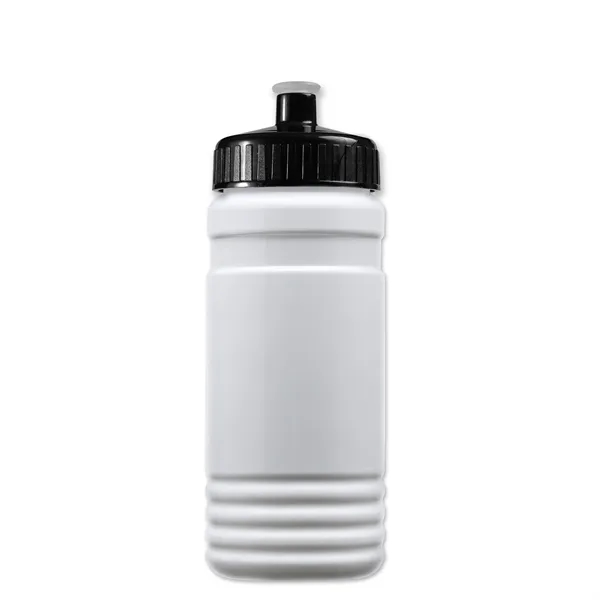 Transparent sports bottle, 20 oz. Straight-wall design with Push-Pull lid. Molded... from ASI 40480 Koozie Group