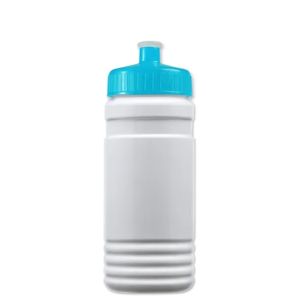 Transparent sports bottle, 20 oz. Straight-wall design with Push-Pull lid. Molded... from ASI 40480 Koozie Group