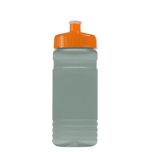 Transparent sports bottle, 20 oz. Straight-wall design with Push-Pull lid. Molded... from ASI 40480 Koozie Group