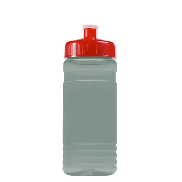 Transparent sports bottle, 20 oz. Straight-wall design with Push-Pull lid. Molded... from ASI 40480 Koozie Group