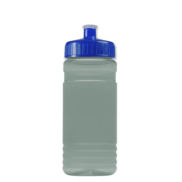 Transparent sports bottle, 20 oz. Straight-wall design with Push-Pull lid. Molded... from ASI 40480 Koozie Group