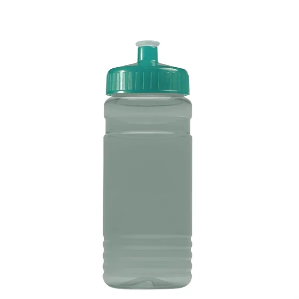 Transparent sports bottle, 20 oz. Straight-wall design with Push-Pull lid. Molded... from ASI 40480 Koozie Group