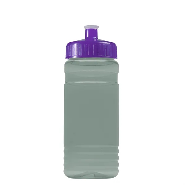 Transparent sports bottle, 20 oz. Straight-wall design with Push-Pull lid. Molded... from ASI 40480 Koozie Group