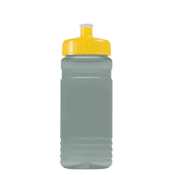 Transparent sports bottle, 20 oz. Straight-wall design with Push-Pull lid. Molded... from ASI 40480 Koozie Group