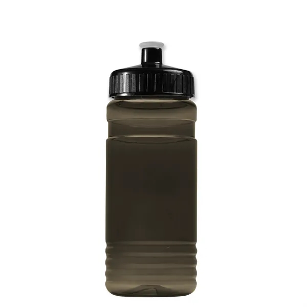 Transparent sports bottle, 20 oz. Straight-wall design with Push-Pull lid. Molded... from ASI 40480 Koozie Group