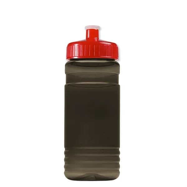 Transparent sports bottle, 20 oz. Straight-wall design with Push-Pull lid. Molded... from ASI 40480 Koozie Group