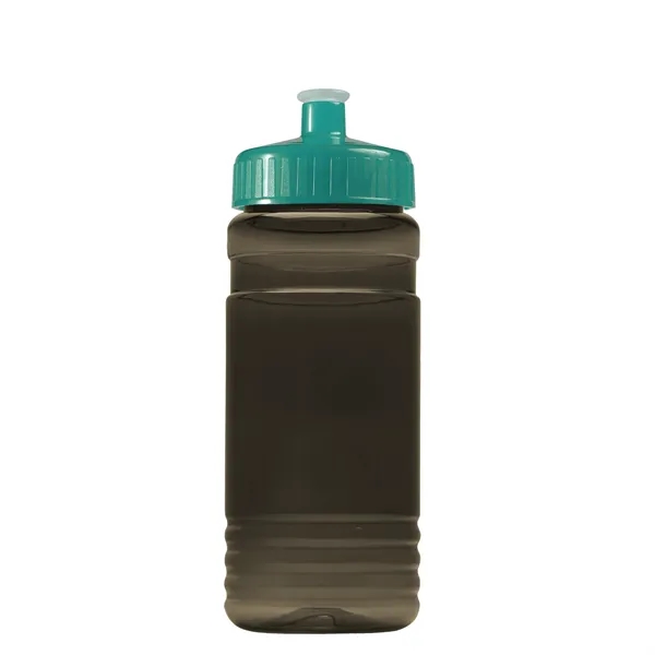 Transparent sports bottle, 20 oz. Straight-wall design with Push-Pull lid. Molded... from ASI 40480 Koozie Group