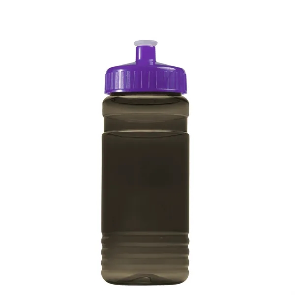 Transparent sports bottle, 20 oz. Straight-wall design with Push-Pull lid. Molded... from ASI 40480 Koozie Group