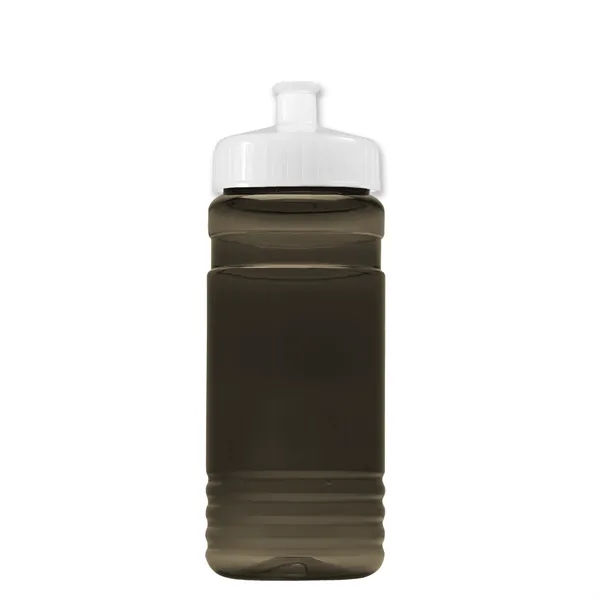 Transparent sports bottle, 20 oz. Straight-wall design with Push-Pull lid. Molded... from ASI 40480 Koozie Group