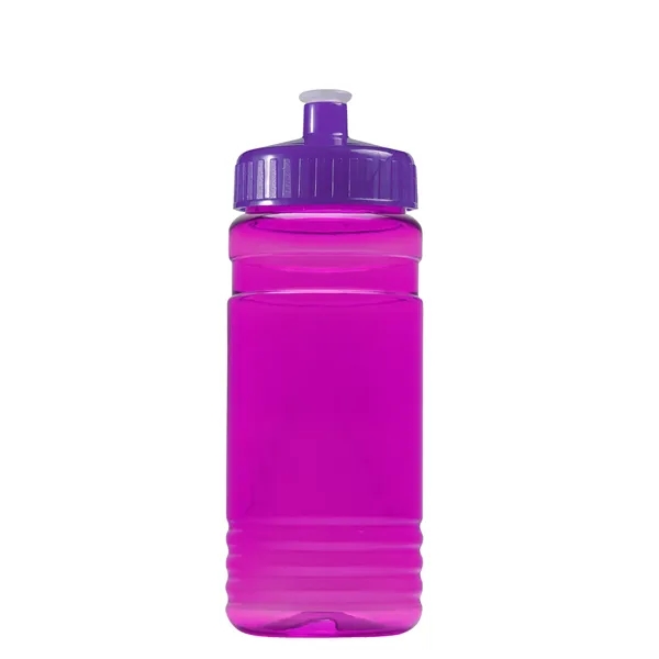 Transparent sports bottle, 20 oz. Straight-wall design with Push-Pull lid. Molded... from ASI 40480 Koozie Group