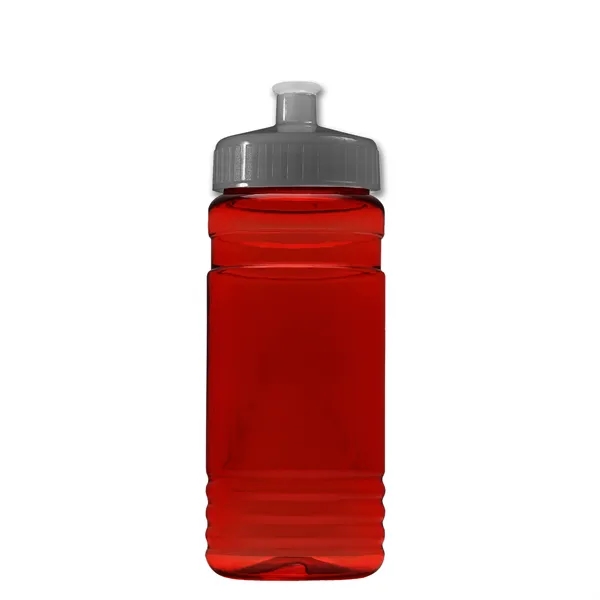 Transparent sports bottle, 20 oz. Straight-wall design with Push-Pull lid. Molded... from ASI 40480 Koozie Group