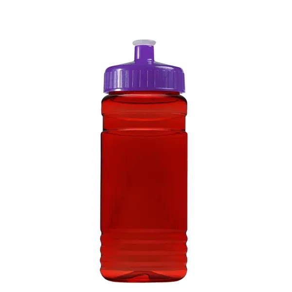 Transparent sports bottle, 20 oz. Straight-wall design with Push-Pull lid. Molded... from ASI 40480 Koozie Group
