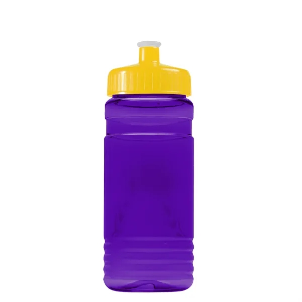 Transparent sports bottle, 20 oz. Straight-wall design with Push-Pull lid. Molded... from ASI 40480 Koozie Group