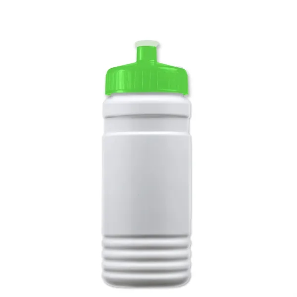 Transparent sports bottle, 20 oz. Straight-wall design with Push-Pull lid. Molded... from ASI 40480 Koozie Group