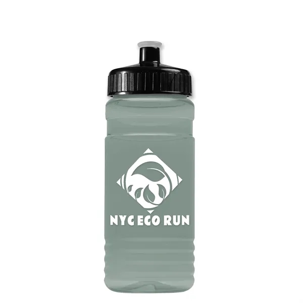 Transparent sports bottle, 20 oz. Straight-wall design with Push-Pull lid. Molded... from ASI 40480 Koozie Group