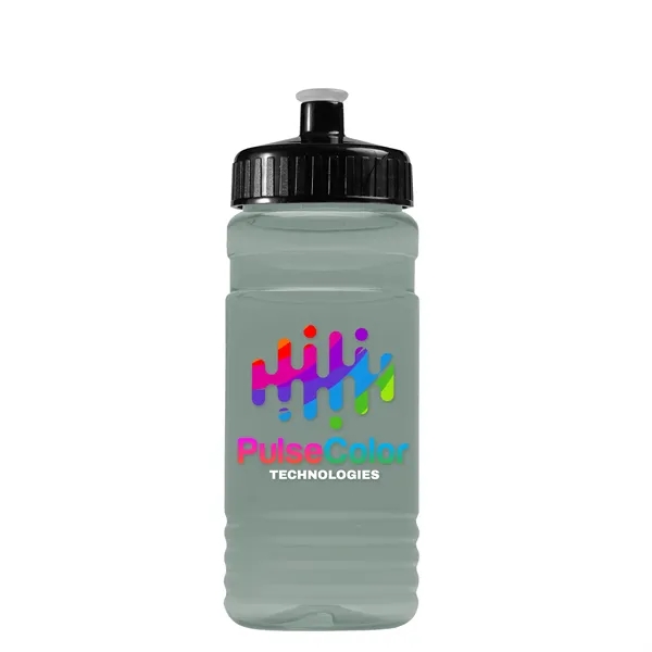Transparent sports bottle, 20 oz. Straight-wall design with Push-Pull lid. Molded... from ASI 40480 Koozie Group