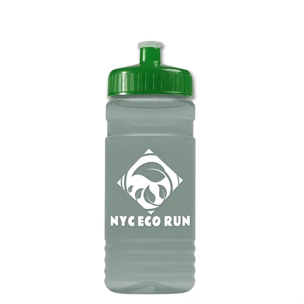Transparent sports bottle, 20 oz. Straight-wall design with Push-Pull lid. Molded... from ASI 40480 Koozie Group