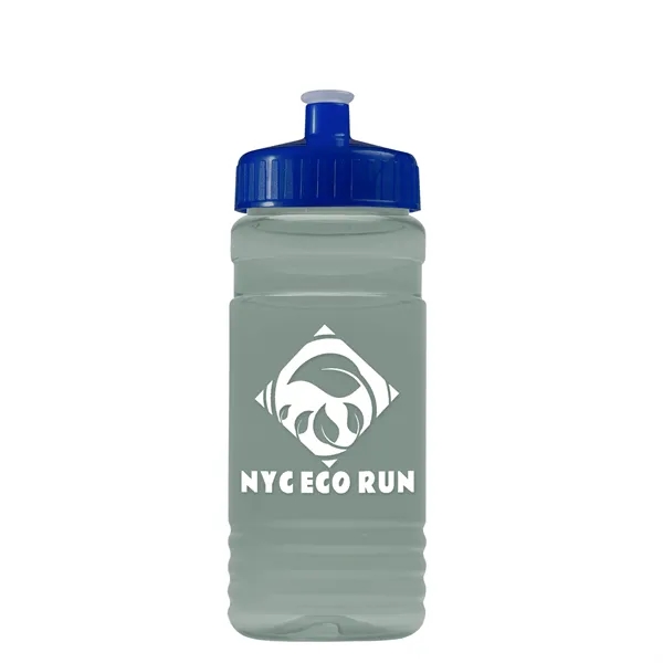 Transparent sports bottle, 20 oz. Straight-wall design with Push-Pull lid. Molded... from ASI 40480 Koozie Group
