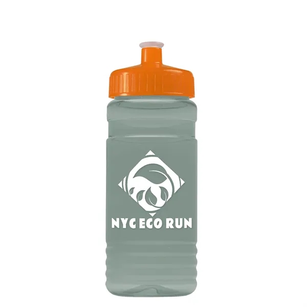 Transparent sports bottle, 20 oz. Straight-wall design with Push-Pull lid. Molded... from ASI 40480 Koozie Group