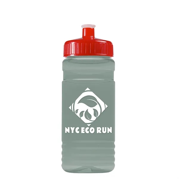 Transparent sports bottle, 20 oz. Straight-wall design with Push-Pull lid. Molded... from ASI 40480 Koozie Group