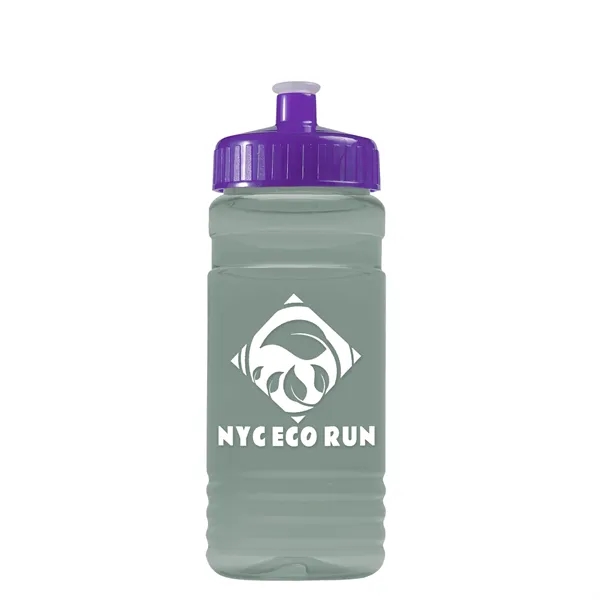 Transparent sports bottle, 20 oz. Straight-wall design with Push-Pull lid. Molded... from ASI 40480 Koozie Group