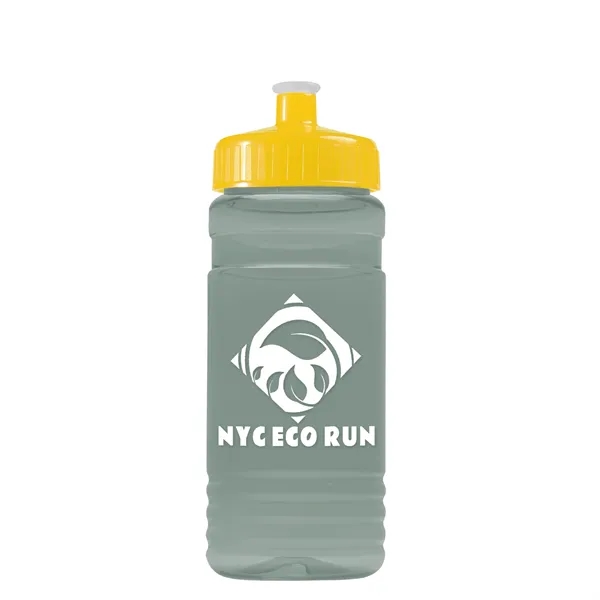 Transparent sports bottle, 20 oz. Straight-wall design with Push-Pull lid. Molded... from ASI 40480 Koozie Group